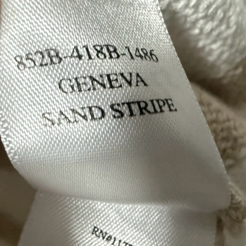 Rails Geneva Cardigan Sweater Sand Stripe Relaxed Size XS Cool Jade Cotton Blend - Picture 11 of 16
